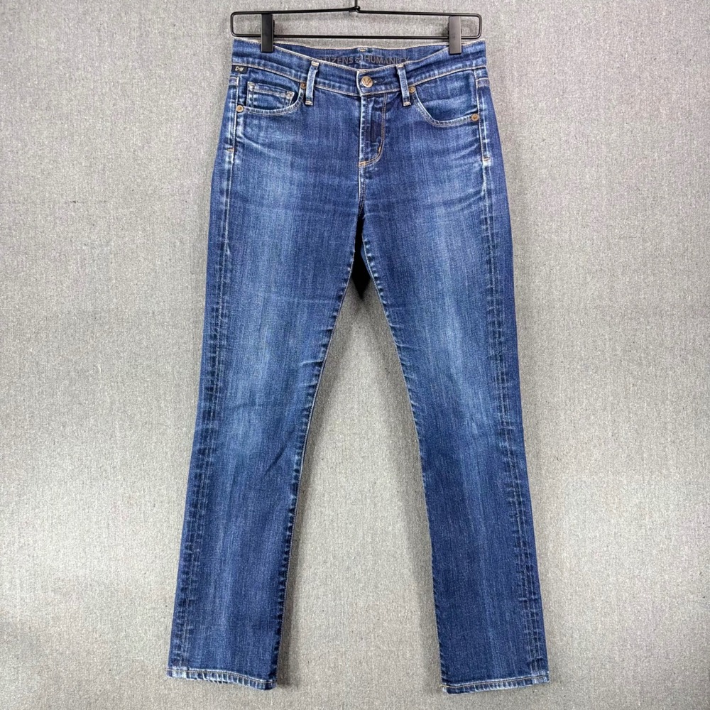 Citizens of Humanity Elson Jeans Women 26 Blue Medium Rise Straight Leg 1306-372